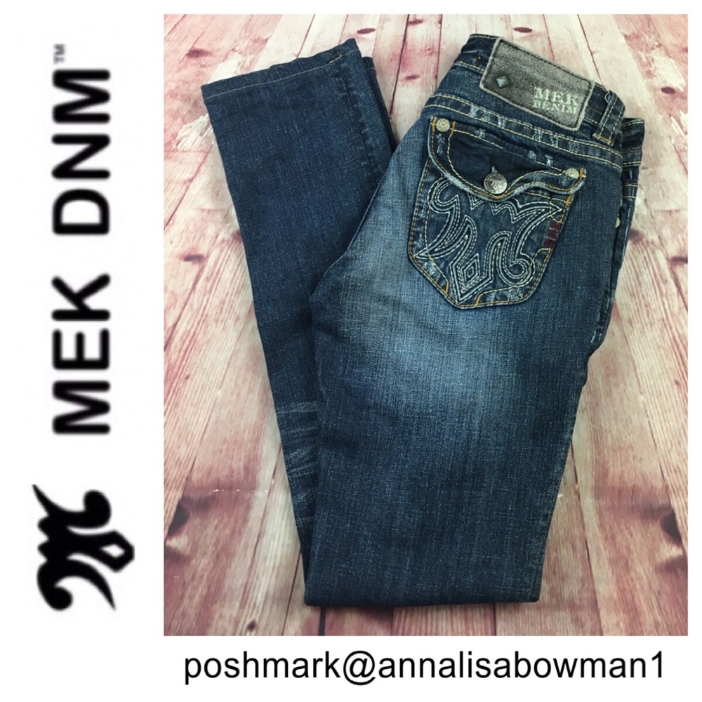 💸MEK Denim Matatlan Cigarette Skinny 26